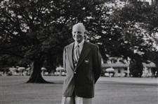 Dwight Eisenhower Signed Original ANGC Jacket Photo To Cliff Roberts Used in Book JSA FULL #YY97645