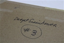 Dwight Eisenhower Signed Original ANGC Jacket Photo To Cliff Roberts Used in Book JSA FULL #YY97645