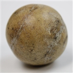 c1840's Leather Feathery Golf Ball in Great Condition