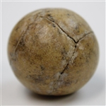 c1840's Leather Feathery Golf Ball in Great Condition
