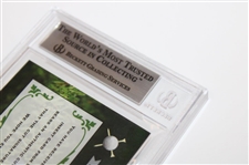 Louise Suggs 2013 Legends Of The Links Leaf Cut Signature Card Beckett Slabbed 1 Of 2 w/Box