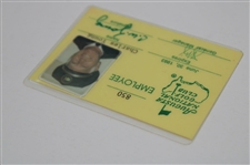 Augusta National Golf Club 1993 Employee Badge #850 Issued to Charles Young