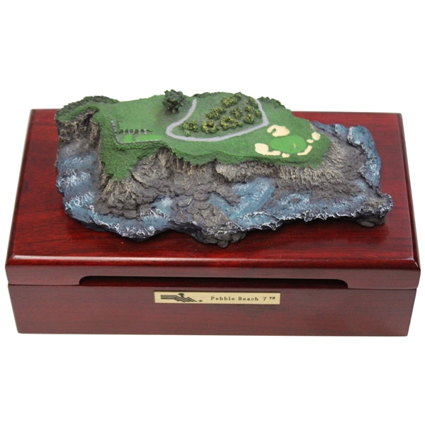 Pebble Beach 7th Hole Fairway Replica Box