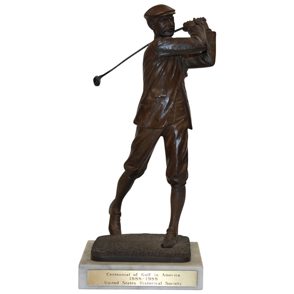 C.B. Macdonald Centennial Of Golf In America 1888-1988 United States Historical Society Statue