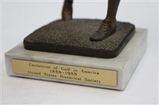 C.B. Macdonald Centennial Of Golf In America 1888-1988 United States Historical Society Statue