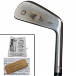 Babe 'Didrickson' Zaharias’ Personal Model MacGregor 3-Iron with Auction Program & Tag - Attributed