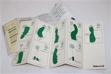 Six (6) Open Championship, US Open & PGA Championship Map Guides/Pairing Sheets