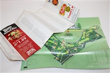 Six (6) Open Championship, US Open & PGA Championship Map Guides/Pairing Sheets