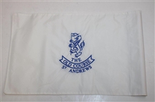 St. Andrews The Old Course Embroidered White Course Flag 