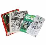 Lee Trevino Signed Time Magazine/Photo/Booklet & 2004 Memorial Tournament 3rd Rd Pairing Sheet JSA ALOA
