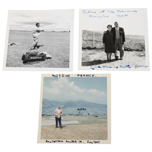Three (3) Henry Cotton Photos