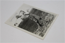 Lighthorse Harry Cooper Signed 1937 Press Photo w/'1996' JSA ALOA