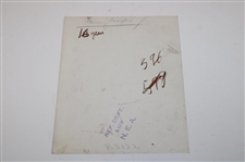 Lighthorse Harry Cooper Signed 1937 Press Photo w/'1996' JSA ALOA