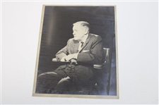 Bobby Jones' Personal Photo w/Richard Gordin Letter Stating Received from Secretary Jean Marshall
