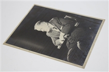 Bobby Jones' Personal Photo w/Richard Gordin Letter Stating Received from Secretary Jean Marshall