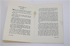 History Of The Blind Brook Club & Golf In Maine Booklet w/Bremen Country Club Scorecard