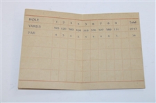 History Of The Blind Brook Club & Golf In Maine Booklet w/Bremen Country Club Scorecard