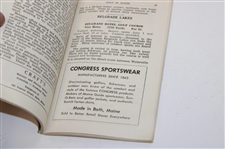 History Of The Blind Brook Club & Golf In Maine Booklet w/Bremen Country Club Scorecard