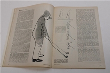 1957 March Sports Illustrated Magazine With 'Stance And Posture' Article By Ben Hogan