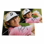 Two (2) Brandt Snedeker Signed Post Swing Photos JSA ALOA