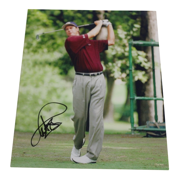Paul Azinger Signed Post-Swing J. Warren Photo JSA ALOA