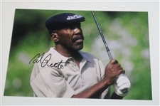 Two (2) Calvin Peete Signed Photos JSA ALOA