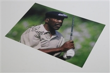 Two (2) Calvin Peete Signed Photos JSA ALOA