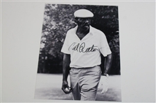 Two (2) Calvin Peete Signed Photos JSA ALOA
