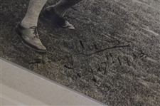 Harry Vardon Signed Mid-Swing Original Photo Dated 1933 - Framed JSA FULL #YY97646
