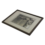 Harry Vardon Signed Mid-Swing Original Photo Dated 1933 - Framed JSA FULL #YY97646