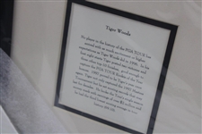 Tiger Woods 1997 PGA Championship Pro Tour Presentation w/Photo - Framed