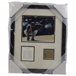 Tiger Woods 1997 Rookie of Year Pro Tour Presentation w/Photo - Framed