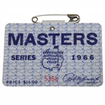 1966 Masters Tournament SERIES Badge #5368 - Jack Nicklaus Winner