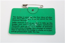 1968 Masters Tournament SERIES Badge #6202 - Bob Goalby Winner