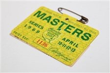 1969 Masters Tournament SERIES Badge #1136 - George Archer Winner