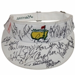 Mickelson, Faldo, Zoeller, Player, Watson & Others Signed Masters Visor JSA ALOA