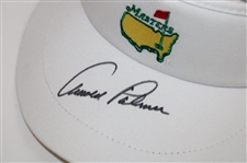 Arnold Palmer Signed Masters Tournament Logo Visor JSA ALOA