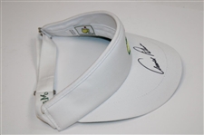 Arnold Palmer Signed Masters Tournament Logo Visor JSA ALOA