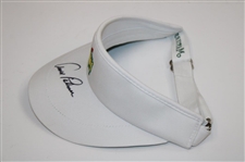 Arnold Palmer Signed Masters Tournament Logo Visor JSA ALOA