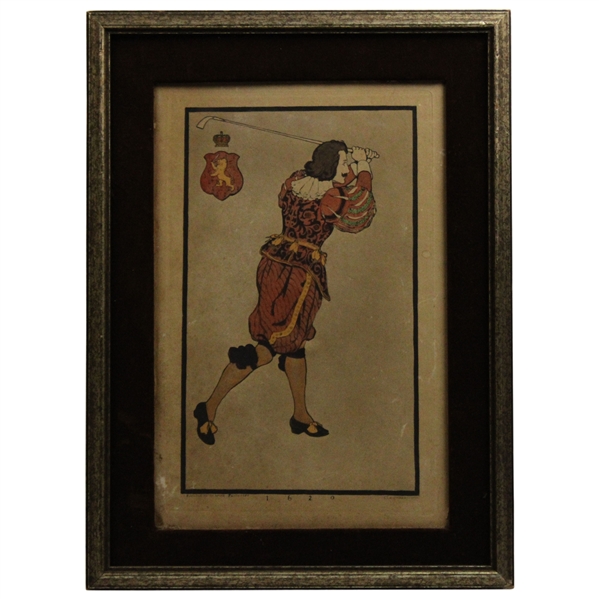 1620 Framed Print By Artist F.T. Richards Published in 1955