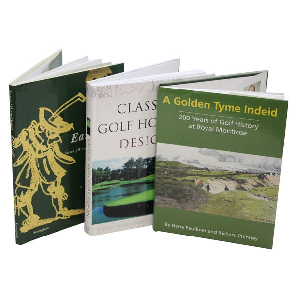 Classic Golf Hole Design, A Golden Tyme Indeid, & Early Golf Books