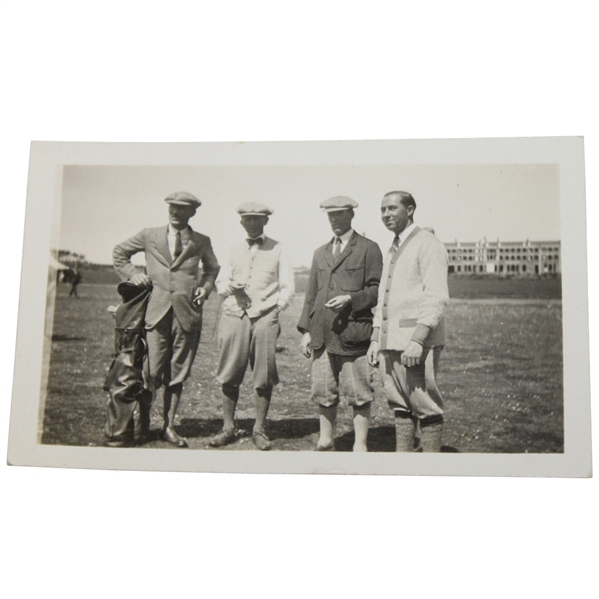 Abe Mitchell Jock Hutchinson, George Duncan & Walter Hagen Photo