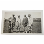 Abe Mitchell Jock Hutchinson, George Duncan & Walter Hagen Photo