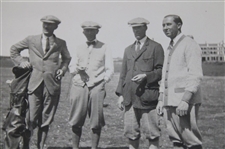 Abe Mitchell Jock Hutchinson, George Duncan & Walter Hagen Photo