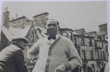 1921 Walter Hagen Real Photo Postcard St Andrews Open Championship - Rare