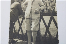 1921 Walter Hagen Real Photo Postcard St Andrews Open Championship - Rare