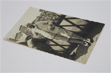 1921 Walter Hagen Real Photo Postcard St Andrews Open Championship - Rare