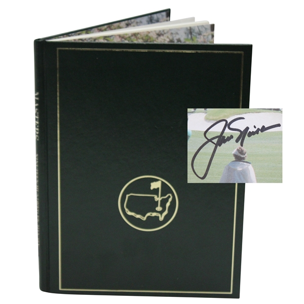 Jack Nicklaus Signed 1986 Masters Tournament Green Annual Book JSA ALOA
