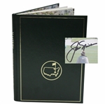 Jack Nicklaus Signed 1986 Masters Tournament Green Annual Book JSA ALOA