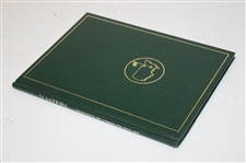 Jack Nicklaus Signed 1986 Masters Tournament Green Annual Book JSA ALOA